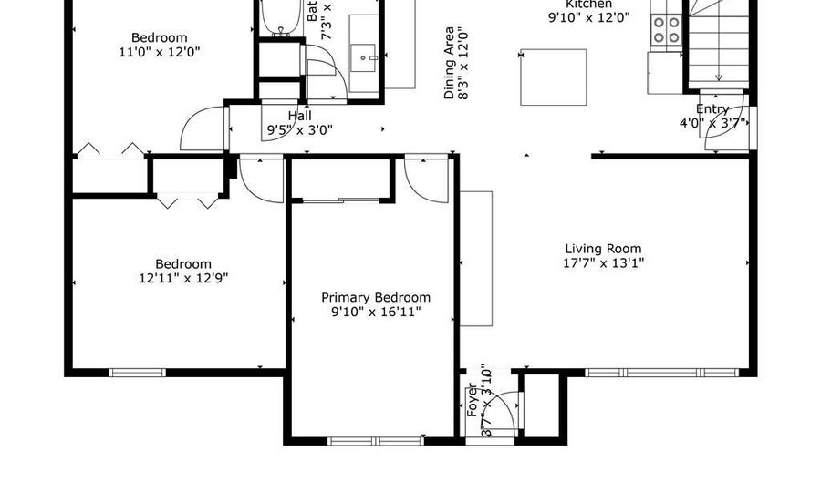 17 Lee St, Cranston, RI 02920 - 2 Beds, 1 Bath