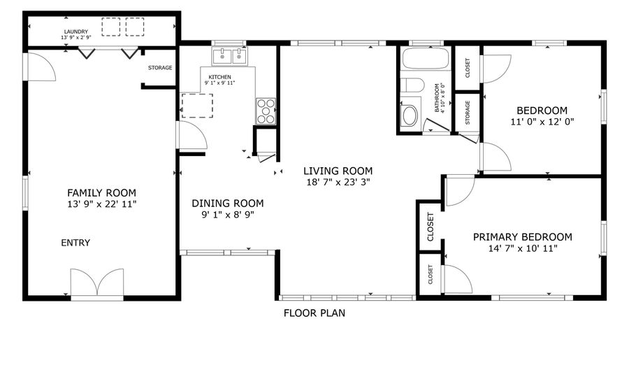 2207 Twenty-Third St, Alamogordo, NM 88310 - 3 Beds, 1 Bath