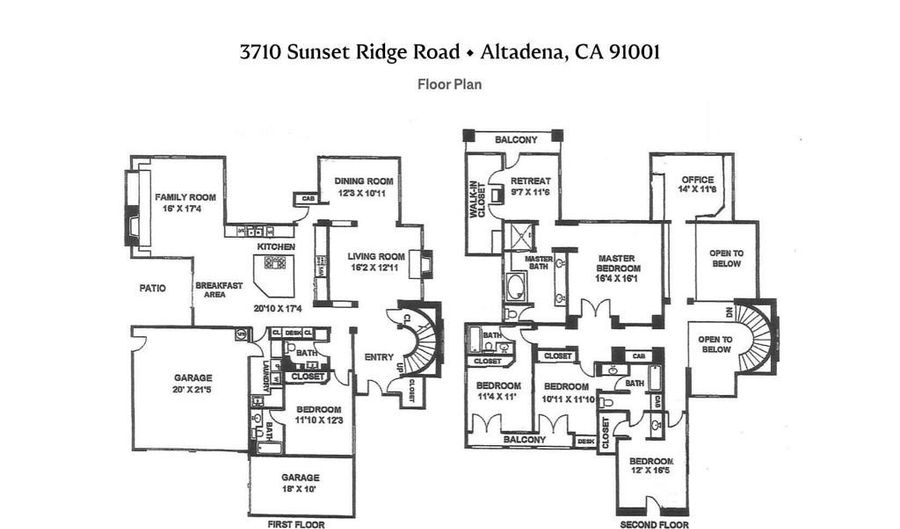 3710 Sunset Ridge Rd, Altadena, CA 91001 - 5 Beds, 5 Bath