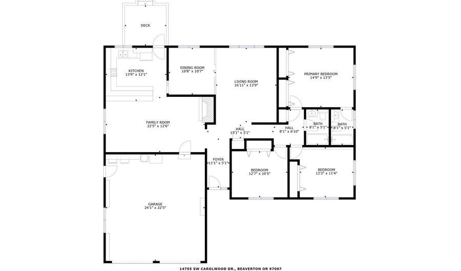 14755 SW CAROLWOOD Dr, Beaverton, OR 97007 - 3 Beds, 2 Bath