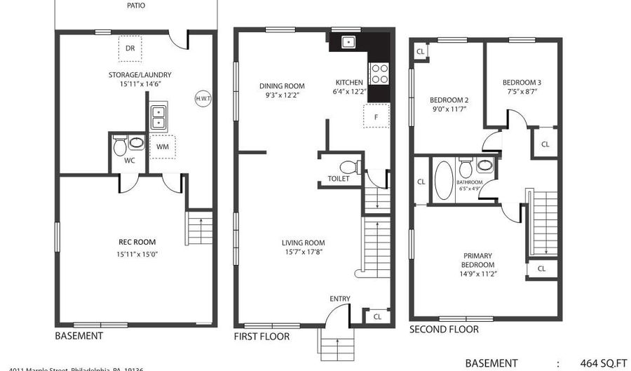 4011 MARPLE St, Philadelphia, PA 19136 - 3 Beds, 2 Bath