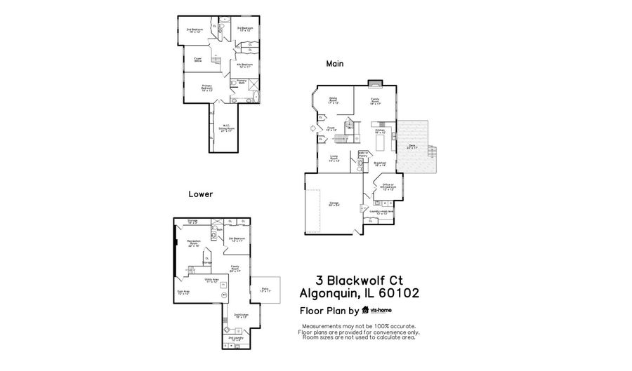 3 BLACKWOLF Ct, Algonquin, IL 60102 - 5 Beds, 4 Bath