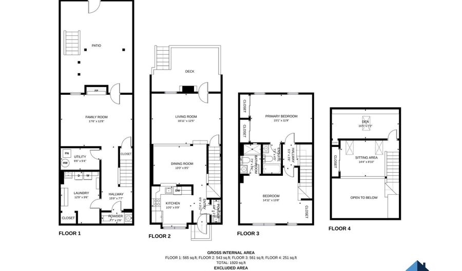 6645 MEDINAH Ln, Alexandria, VA 22312 - 2 Beds, 4 Bath