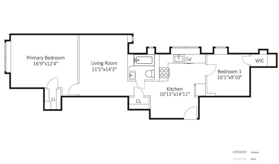 427 KENNEDY Blvd 1B, Bayonne, NJ 07002 - 2 Beds, 1 Bath