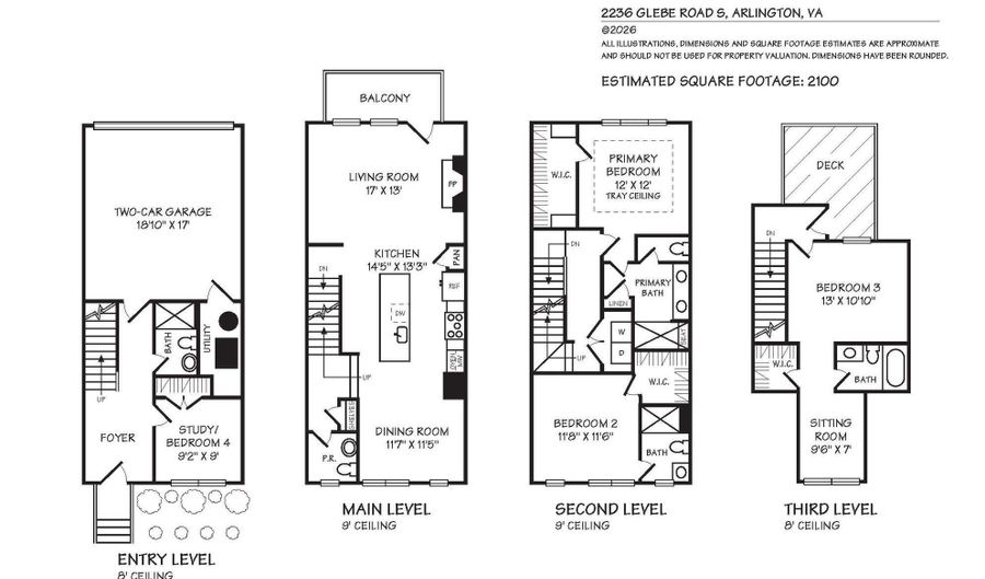 2236 S GLEBE Rd, Arlington, VA 22206 - 4 Beds, 5 Bath