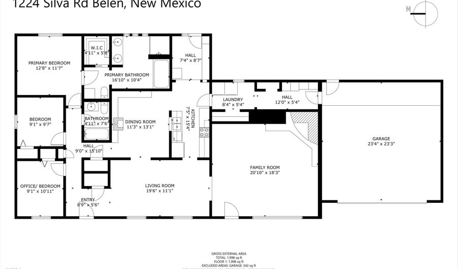 1224 SILVA Rd, Belen, NM 87002 - 3 Beds, 2 Bath