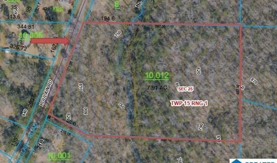 ROULAIN ROAD lot 7.91 Acres, Argo, AL 35120 - 0 Beds, 0 Bath