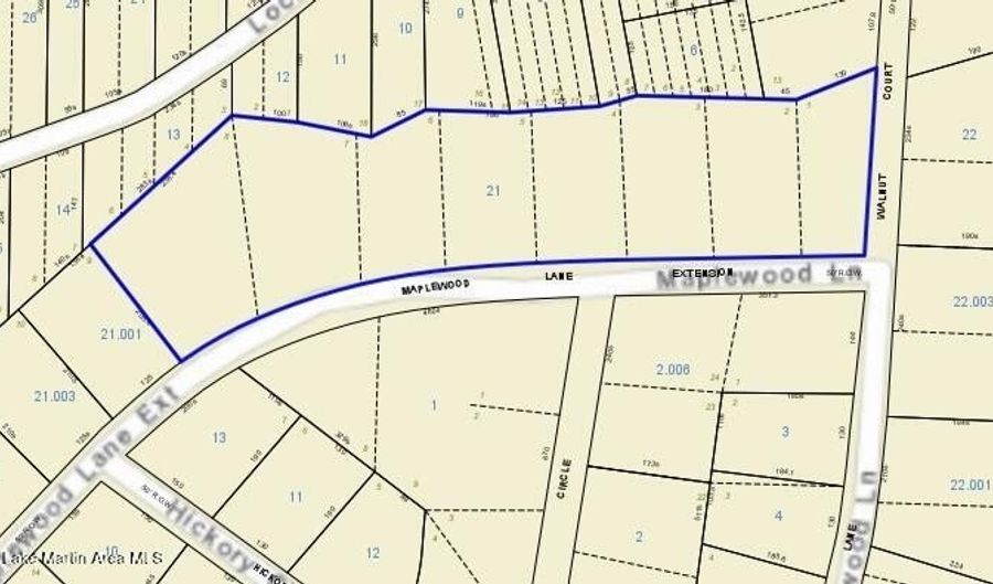 8 Lots Maplewood Ln Ext, Alexander City, AL 35010 - 0 Beds, 0 Bath