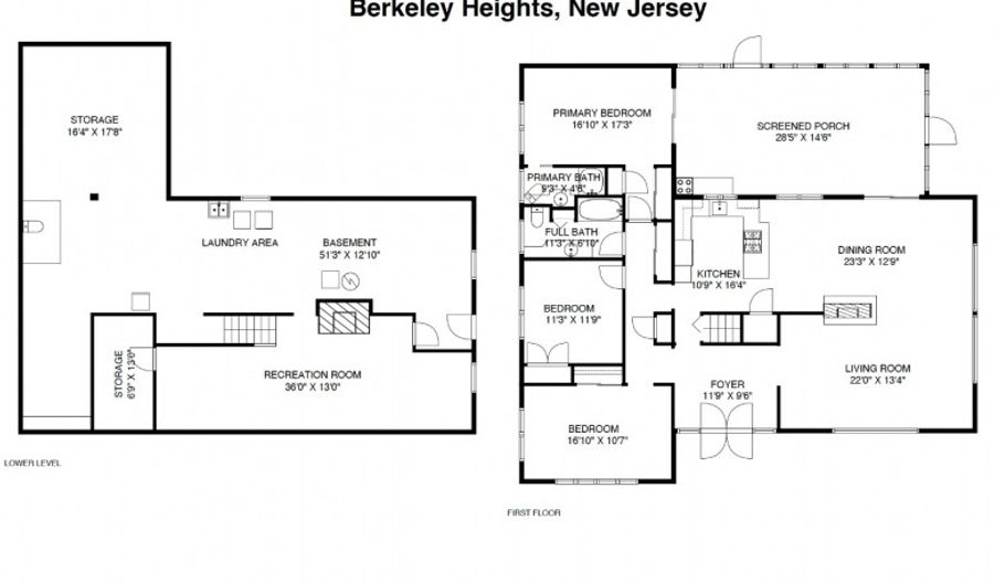183 Countryside Dr, Berkeley Heights, NJ 07901 - 3 Beds, 2 Bath