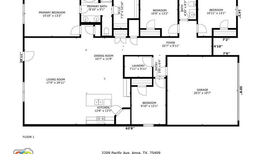 2209 Pacific Ave, Anna, TX 75409 - 4 Beds, 2 Bath