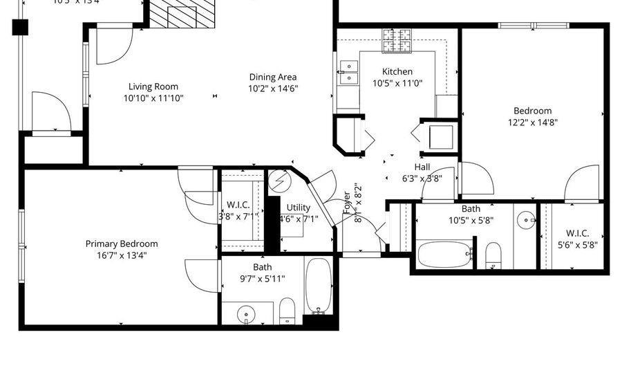 1275 W Lake St 104, Addison, IL 60101 - 2 Beds, 2 Bath