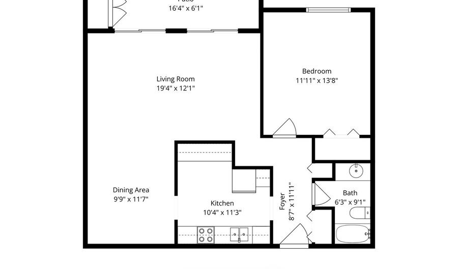 1615 E Central Rd 113B, Arlington Heights, IL 60005 - 1 Beds, 1 Bath