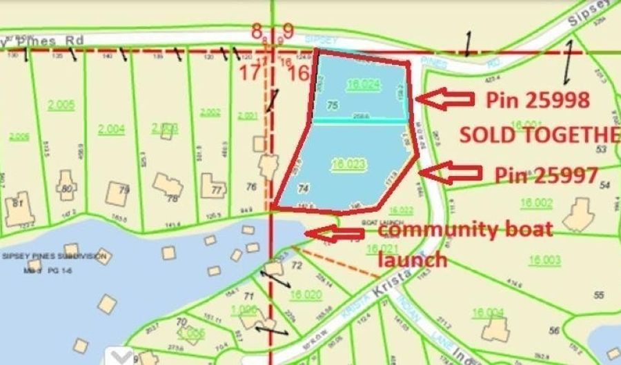 SIPSEY PINES ROAD lot 74 75, Arley, AL 35541 - 0 Beds, 0 Bath
