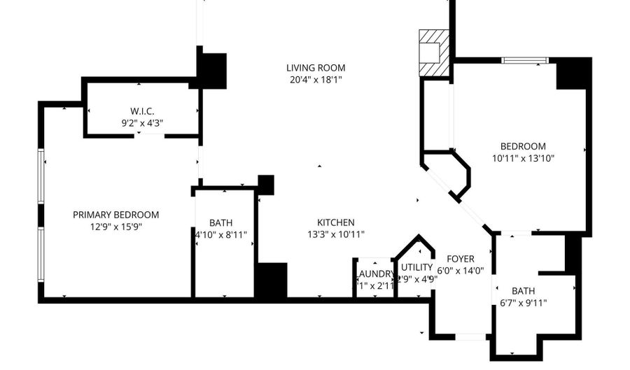 414 WATER St 1703, Baltimore, MD 21202 - 2 Beds, 2 Bath