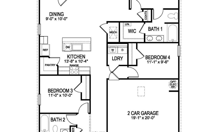 5453 GALLANTRY Ct, Baker, LA 70811 - 4 Beds, 2 Bath