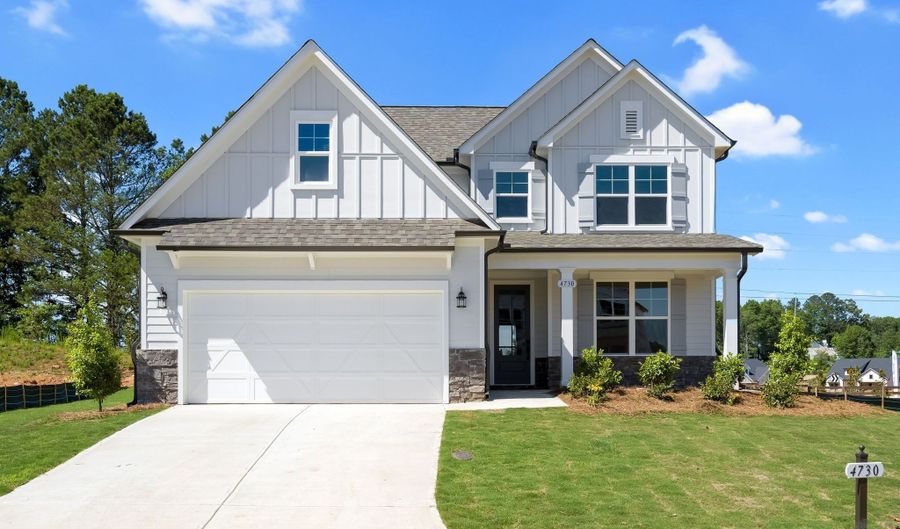 392 Riverwood Dr Plan: The Willow B- Unfinished Basement, Dallas, GA 30157 - 3 Beds, 4 Bath