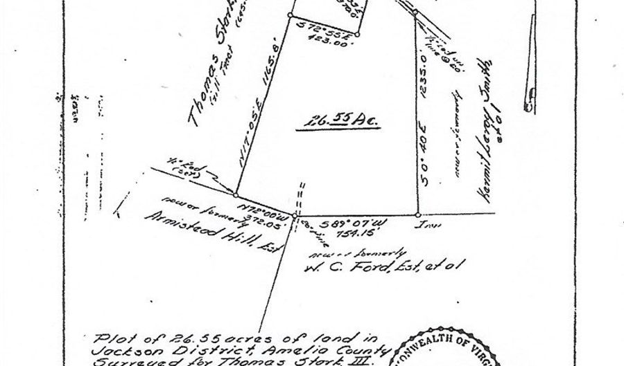 26 55 Acres Namozine Rd, Amelia Court House, VA 23002 - 0 Beds, 0 Bath