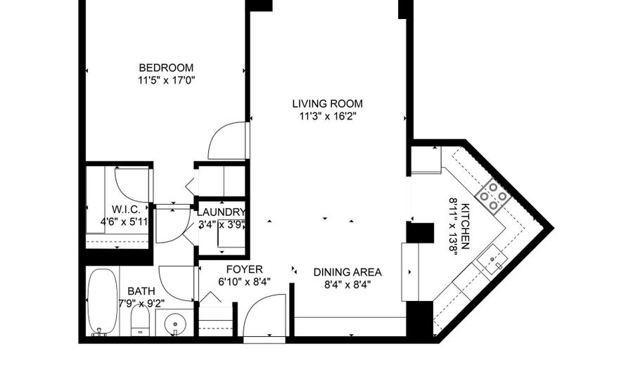 2111 WISCONSIN Ave NW 110, Washington, DC 20007 - 1 Beds, 1 Bath
