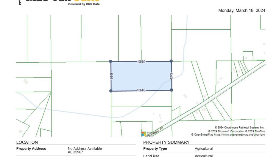 6325 COUNTY ROAD 78, Fort Payne, AL 35967 - 0 Beds, 0 Bath