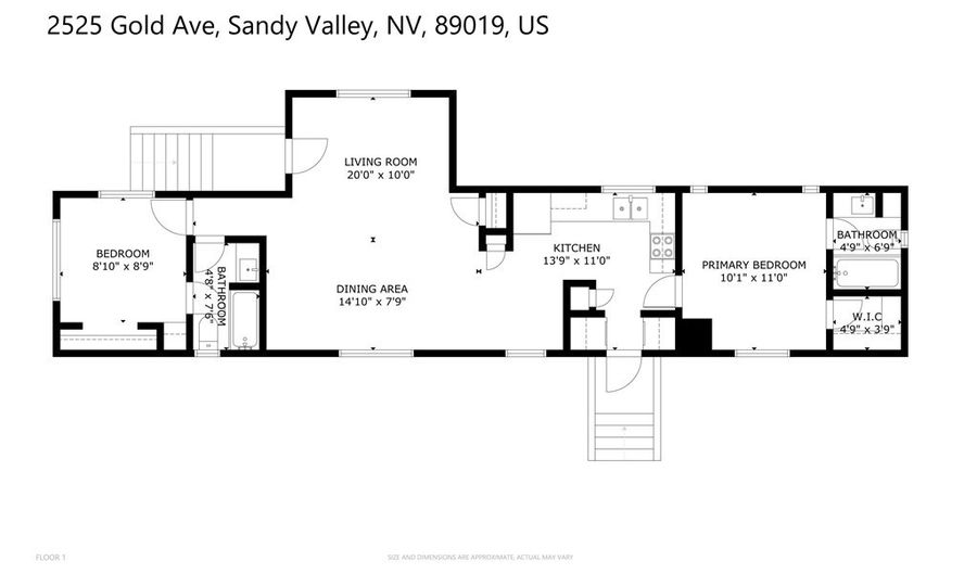 2525 Gold Ave, Sandy Valley, NV 89019 - 2 Beds, 2 Bath