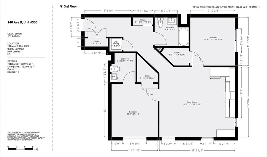 140 AVENUE B 306, Bayonne, NJ 07002 - 2 Beds, 2 Bath
