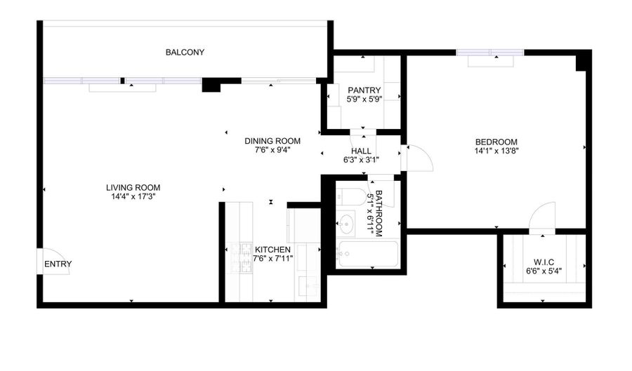 1525 S GEORGE MASON Dr S 20, Arlington, VA 22204 - 1 Beds, 1 Bath