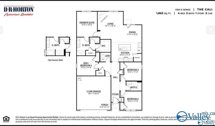 14843 Norfleet Dr, Athens, AL 35613 - 4 Beds, 2 Bath
