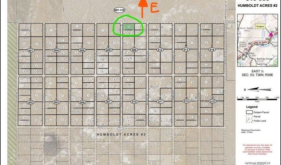 5 Th & Gadwall Ave APN #019-009-001, Deeth, NV 89823 - 0 Beds, 0 Bath