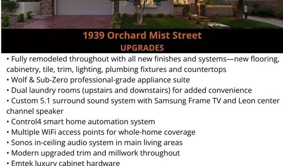 1939 Orchard Mist St, Las Vegas, NV 89135 - 4 Beds, 4 Bath