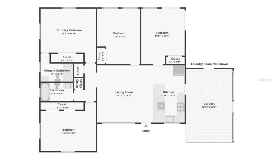 520 FAIRFAX Ln, Apollo Beach, FL 33572 - 4 Beds, 2 Bath