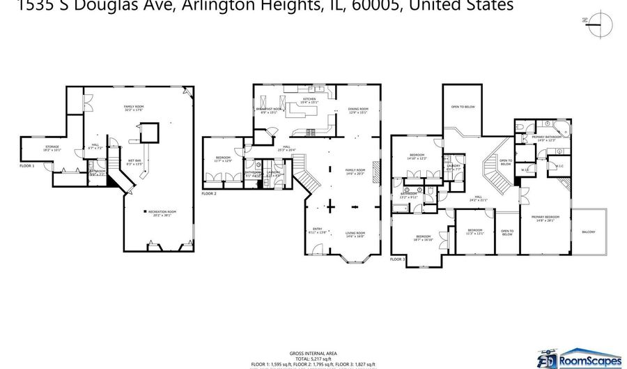 1535 S Douglas Ave, Arlington Heights, IL 60005 - 4 Beds, 4 Bath