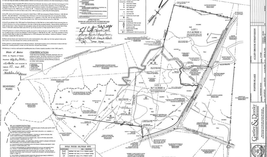 Sennebec Road lot # 26, Appleton, ME 04862 - 0 Beds, 0 Bath