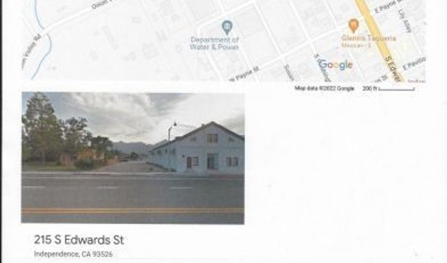 215 S Edwards St, Independence, CA 93526 - 0 Beds, 0 Bath