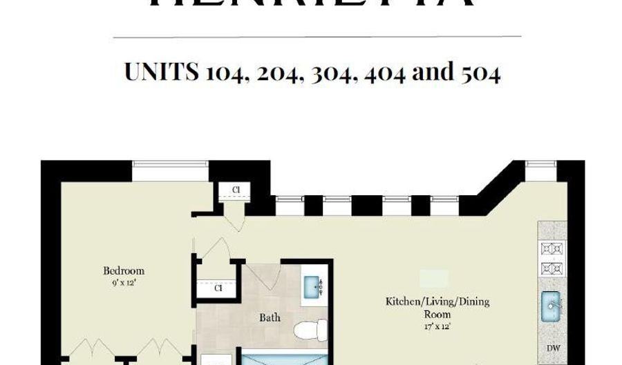 933 N Street NW 104, Washington, DC 20001 - 1 Beds, 1 Bath