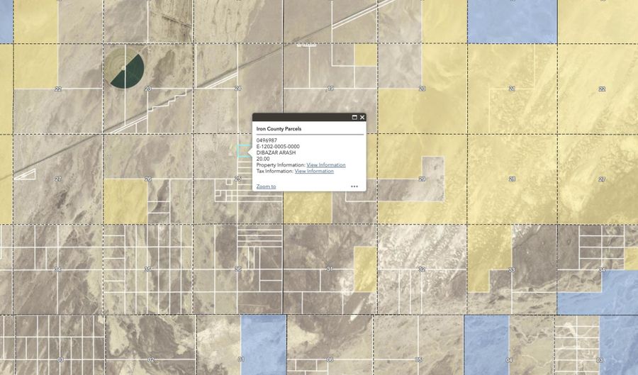 20 Acres E-1202-0005-0000, Beryl, UT 84714 - 0 Beds, 0 Bath