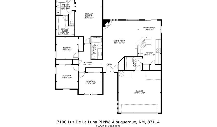7100 Luz De La Luna Pl NW, Albuquerque, NM 87114 - 4 Beds, 2 Bath