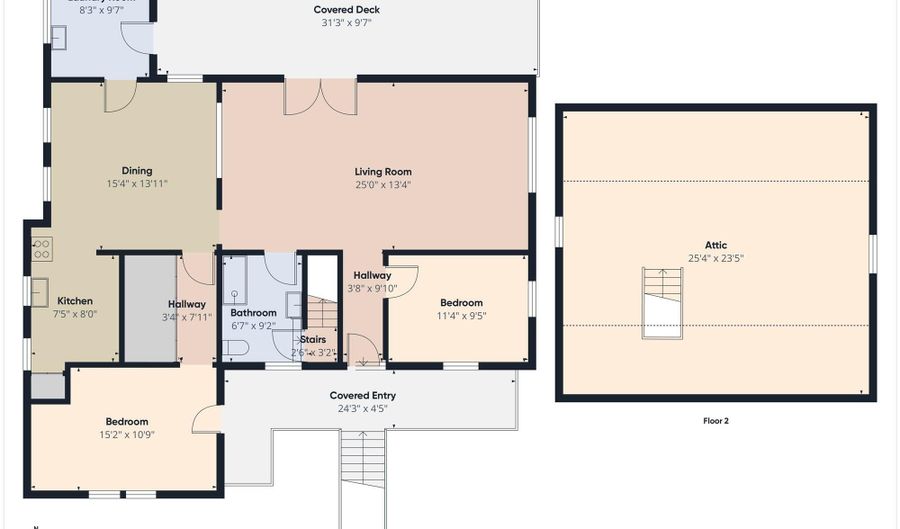 10730 W End Rd, Arcata, CA 95521 - 2 Beds, 1 Bath
