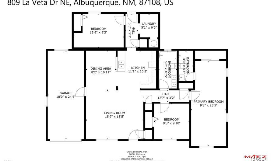 809 La Veta Dr NE, Albuquerque, NM 87108 - 3 Beds, 2 Bath