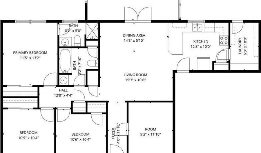 5319 Wexford Dr, Baton Rouge, LA 70814 - 4 Beds, 2 Bath