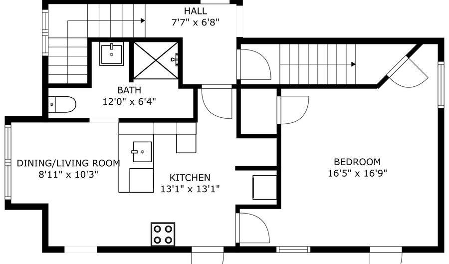 308 Seventh Ave NE Apt 7, Asbury Park, NJ 07712 - 1 Beds, 1 Bath