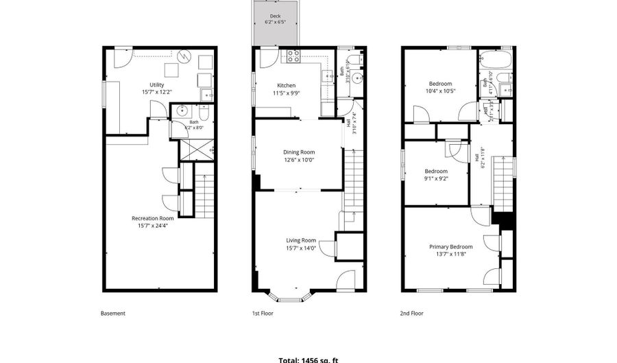 19 E MYRTLE St A, Alexandria, VA 22301 - 3 Beds, 3 Bath