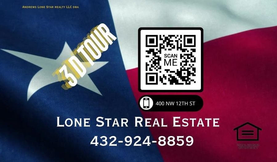 400 NW 12th St, Andrews, TX 79714 - 3 Beds, 2 Bath