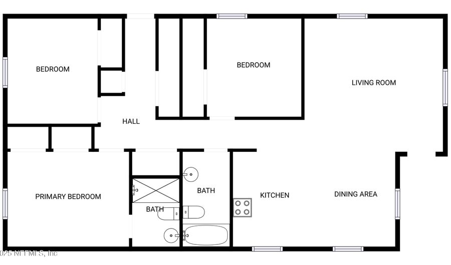 330 DUDLEY St, Atlantic Beach, FL 32233 - 3 Beds, 2 Bath