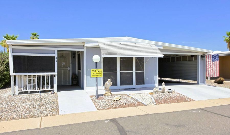 834 S Meridian Rd Lot 31, Apache Junction, AZ 85120 - 2 Beds, 1 Bath
