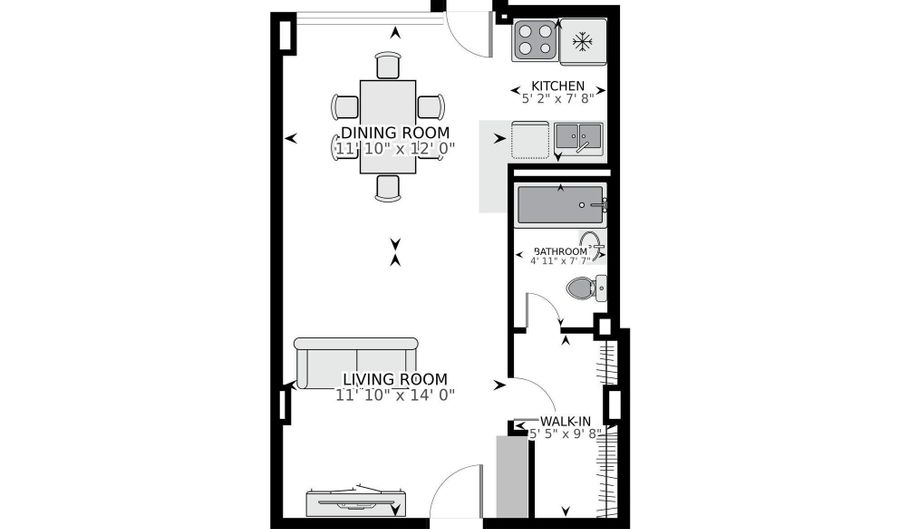940 25TH St NW 104-S, Washington, DC 20037 - 0 Beds, 1 Bath