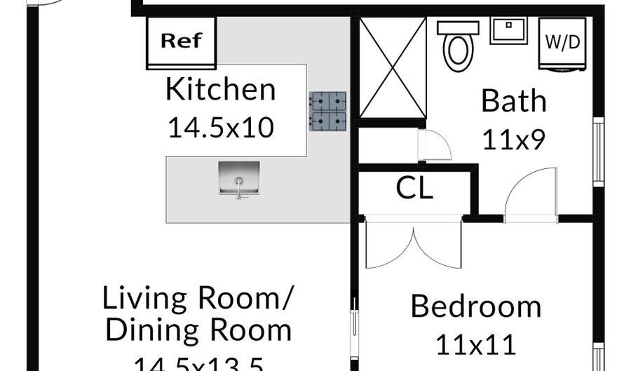 1077 Post Rd 2, Darien, CT 06820 - 1 Beds, 1 Bath