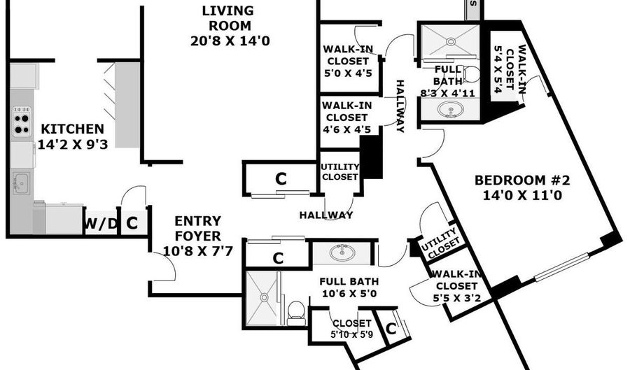 5904 MOUNT EAGLE Dr 818, Alexandria, VA 22303 - 3 Beds, 2 Bath