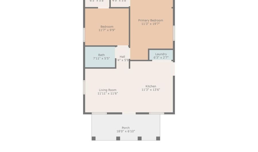 802 Amherst Ave, Altavista, VA 24517 - 2 Beds, 1 Bath