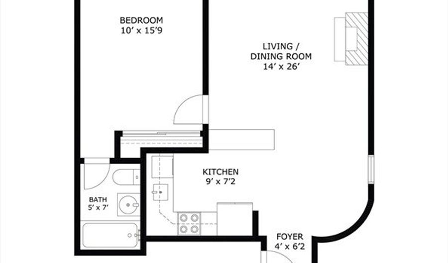 167 Commonwealth Ave 8, Boston, MA 02116 - 1 Beds, 1 Bath
