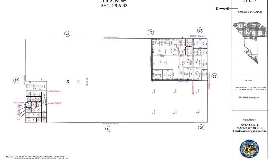 129 S Powerline Rd, Amargosa Valley, NV 89020 - 0 Beds, 0 Bath